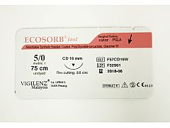 Ecosorb fast USP 6/0, 45cm, CD, 11mm, Bezbarwny