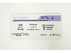 ECOSORB, USP 4/0, 75cm, CD, 19mm
